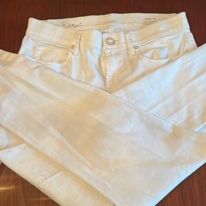 Lilly Pulitzer sz 12 skinny white jean
